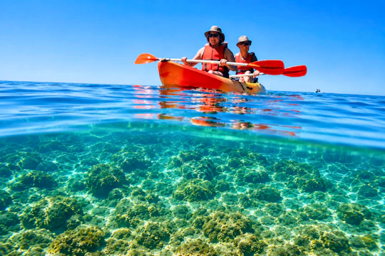 Albufeira caves kayak tour