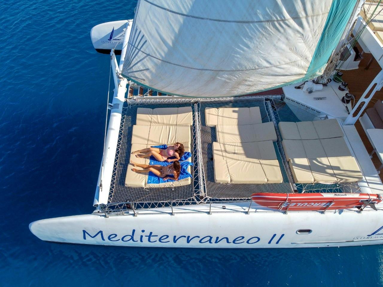 Konnos Bay relaxing catamaran trip