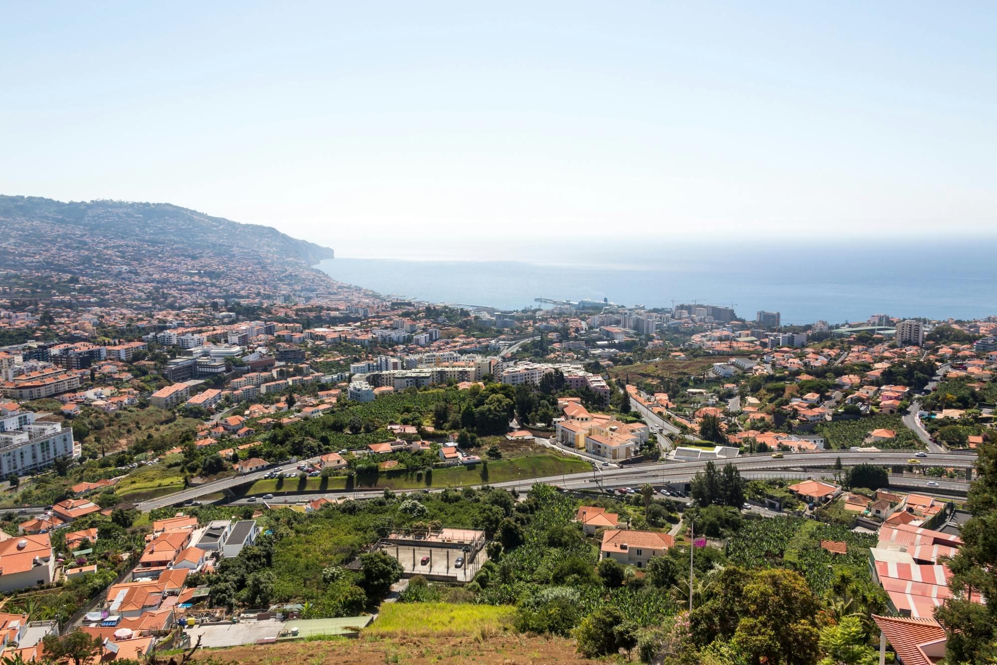 Funchal Monte and Nuns Valley from the west