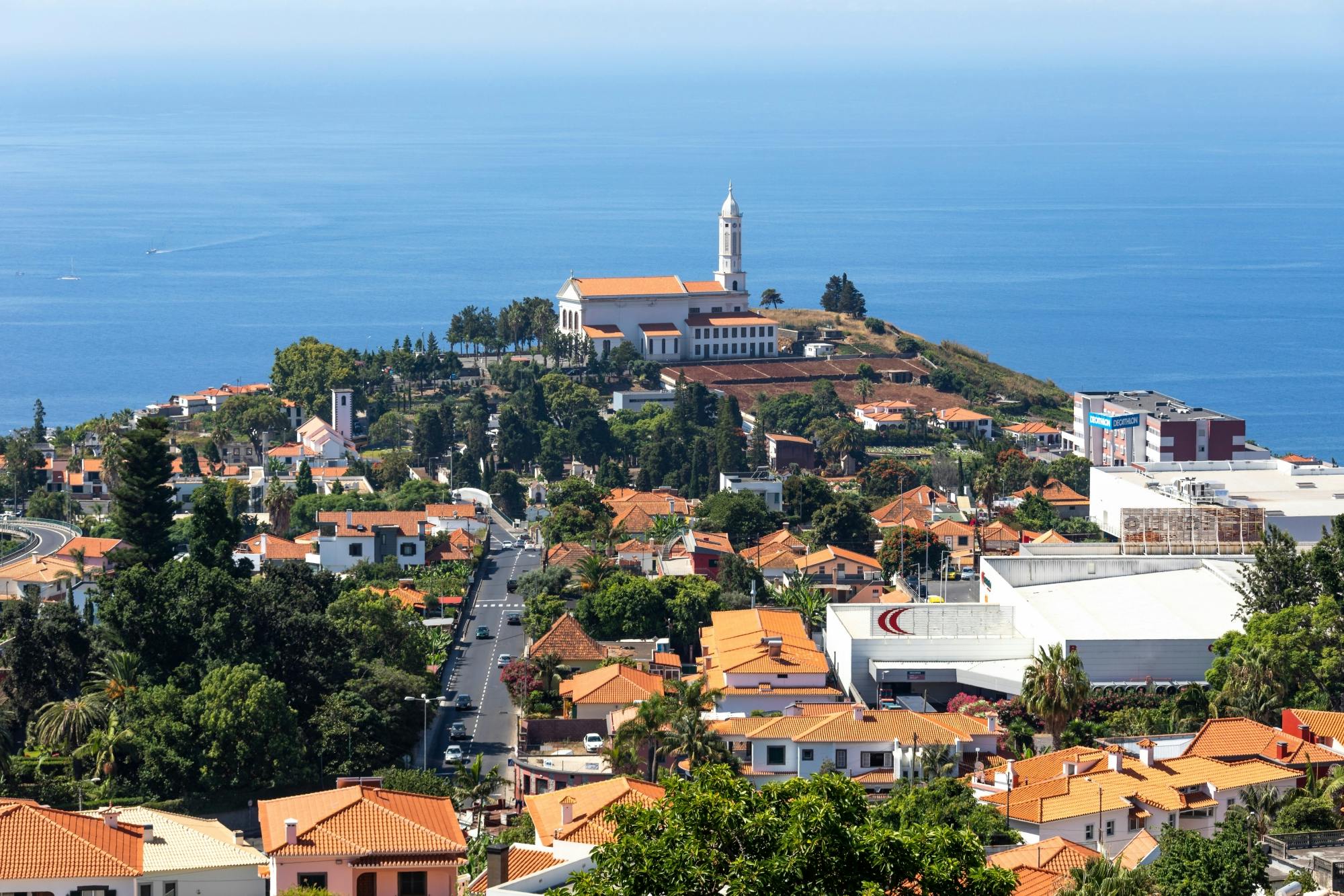 Funchal Monte and Nuns Valley from the west
