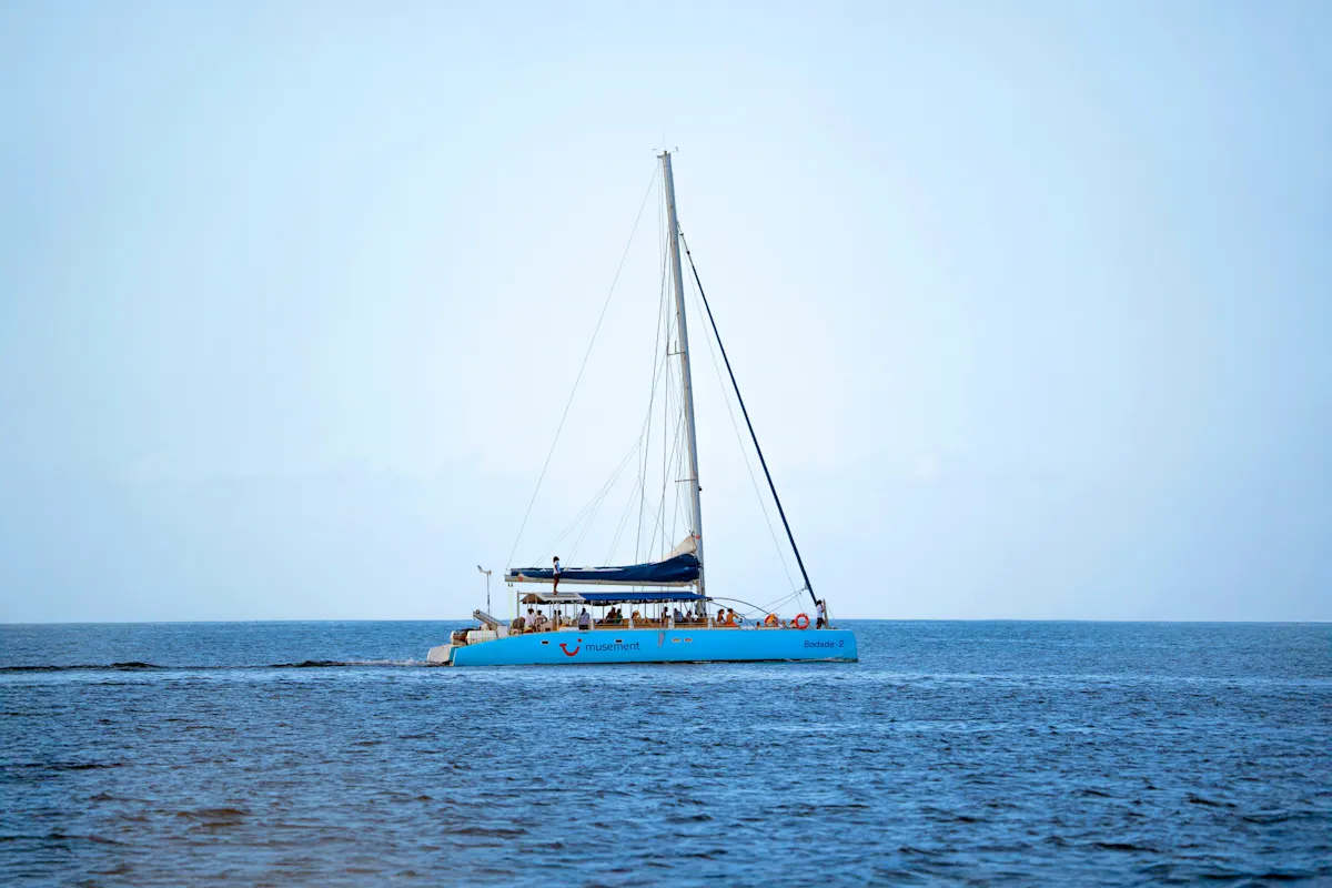 Kos half-day catamaran cruise with drinks, snacks and optional transfers
