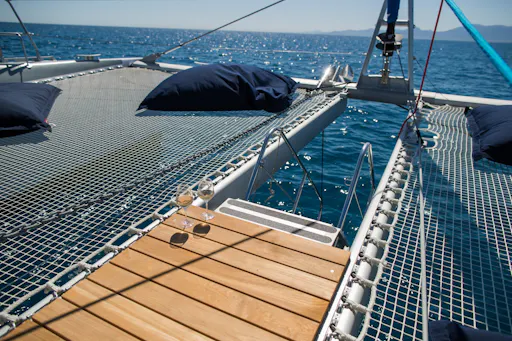 Adults-only evening catamaran cruise in Kos with drinks, snacks and optional transfers