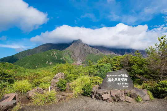 Excursion privée à Kagoshima : le volcan Sakurajima et le jardin Sengan-en