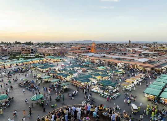 2-day Marrakech Medina cycling, Agafay Desert and Ourika saffron tour