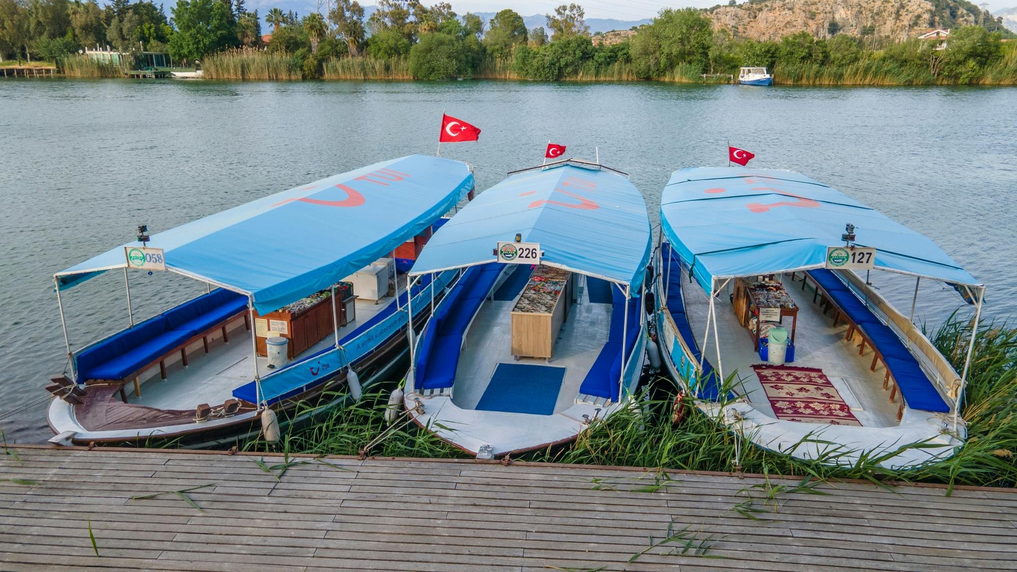 Dalyan riverboat tour with lunch and Iztuzu Beach visit