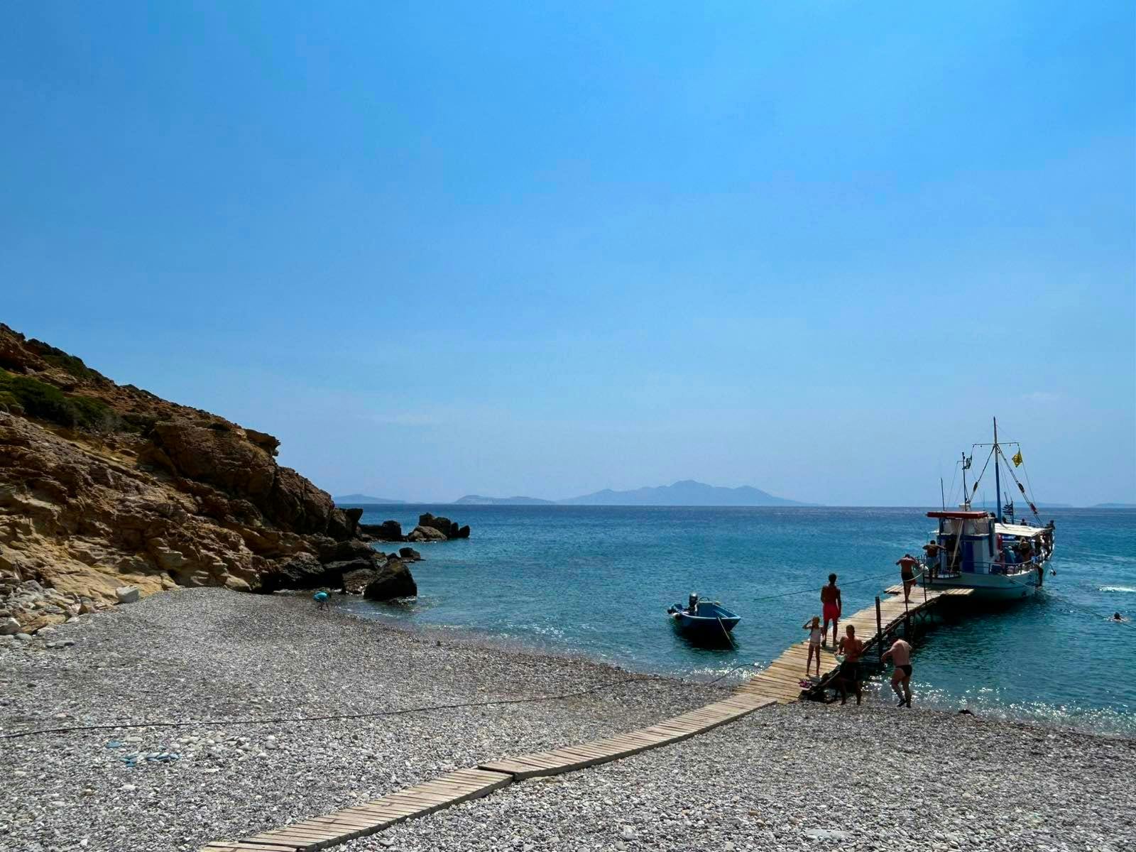 Kefalos Bay boat trip with lunch and fishing time