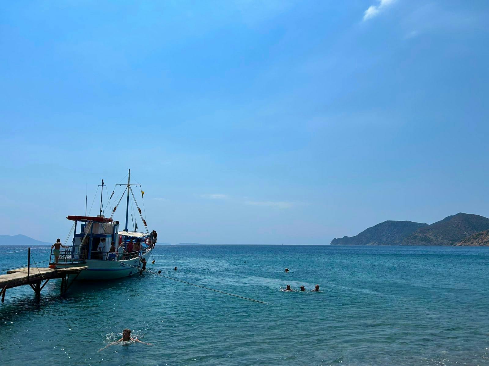 Kefalos Bay boat trip with lunch and fishing time