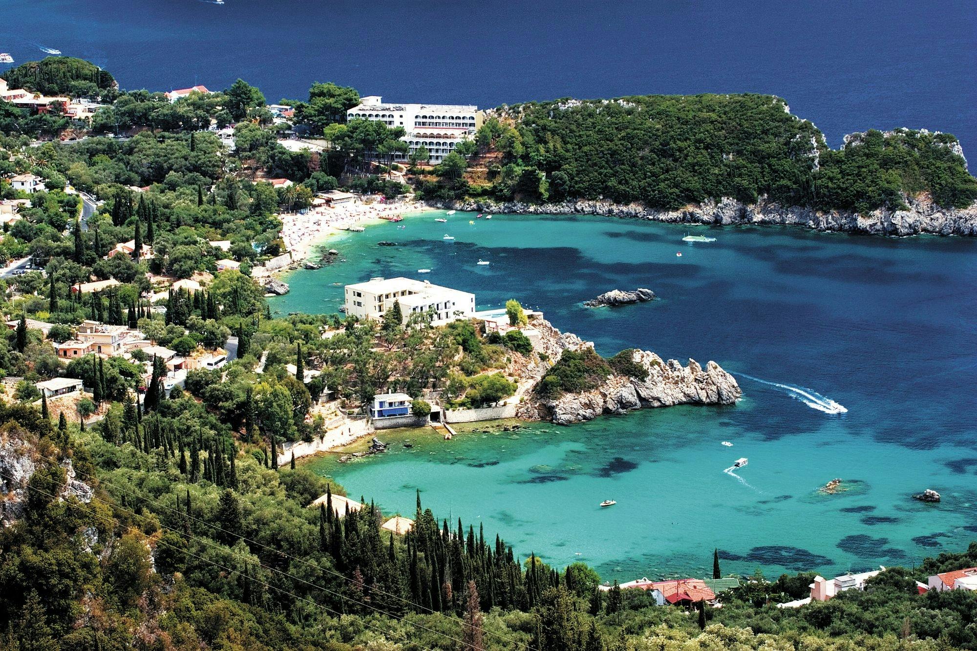 Small group Corfu tour with Achillion Palace and Paleokastritsa