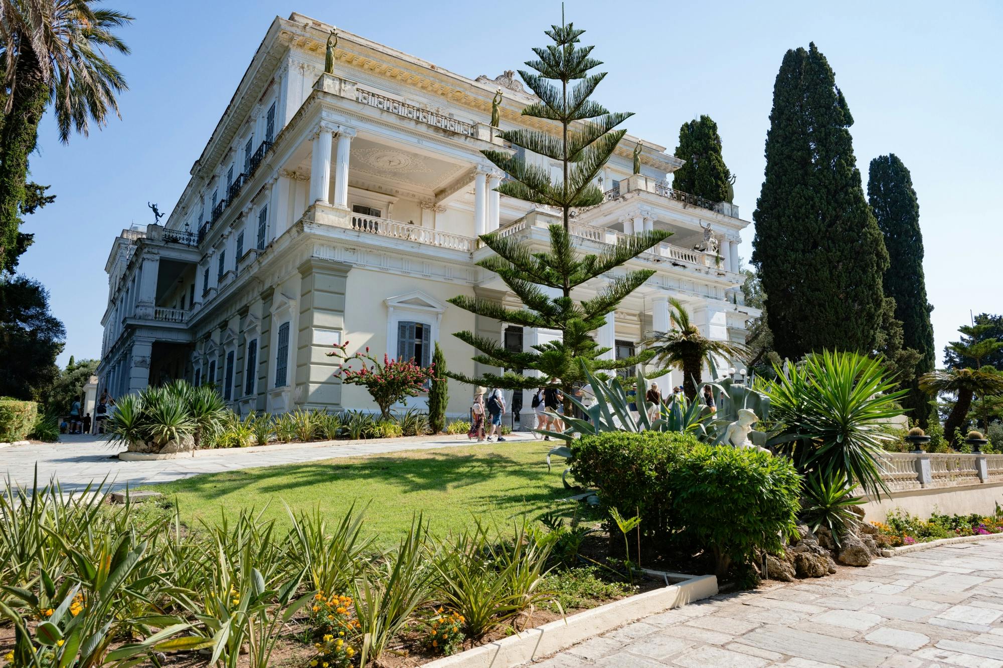 Small group Corfu tour with Achillion Palace and Paleokastritsa