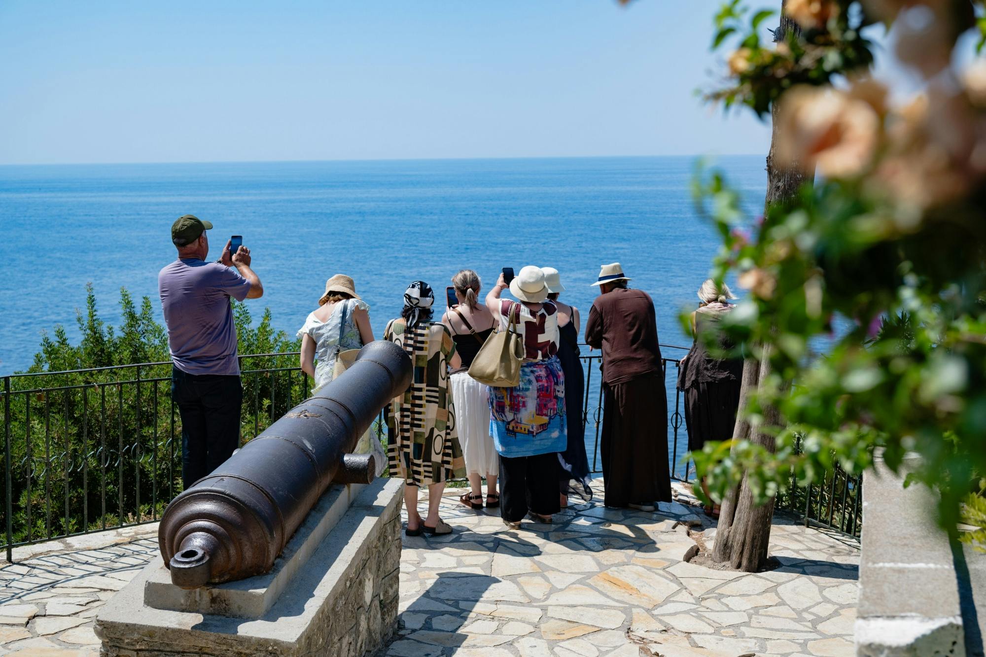 Small group Corfu tour with Achillion Palace and Paleokastritsa