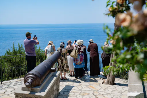 Small group Corfu tour with Achillion Palace and Paleokastritsa
