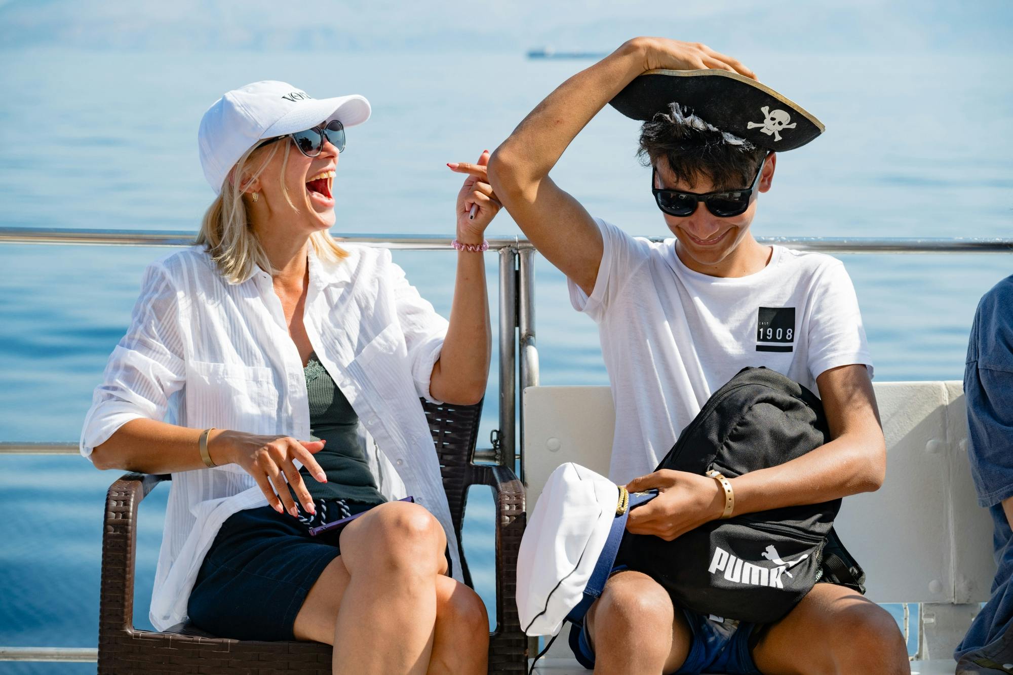 Boat trip from Corfu to Sivota with local lunch, Blue Lagoon and optional transfers