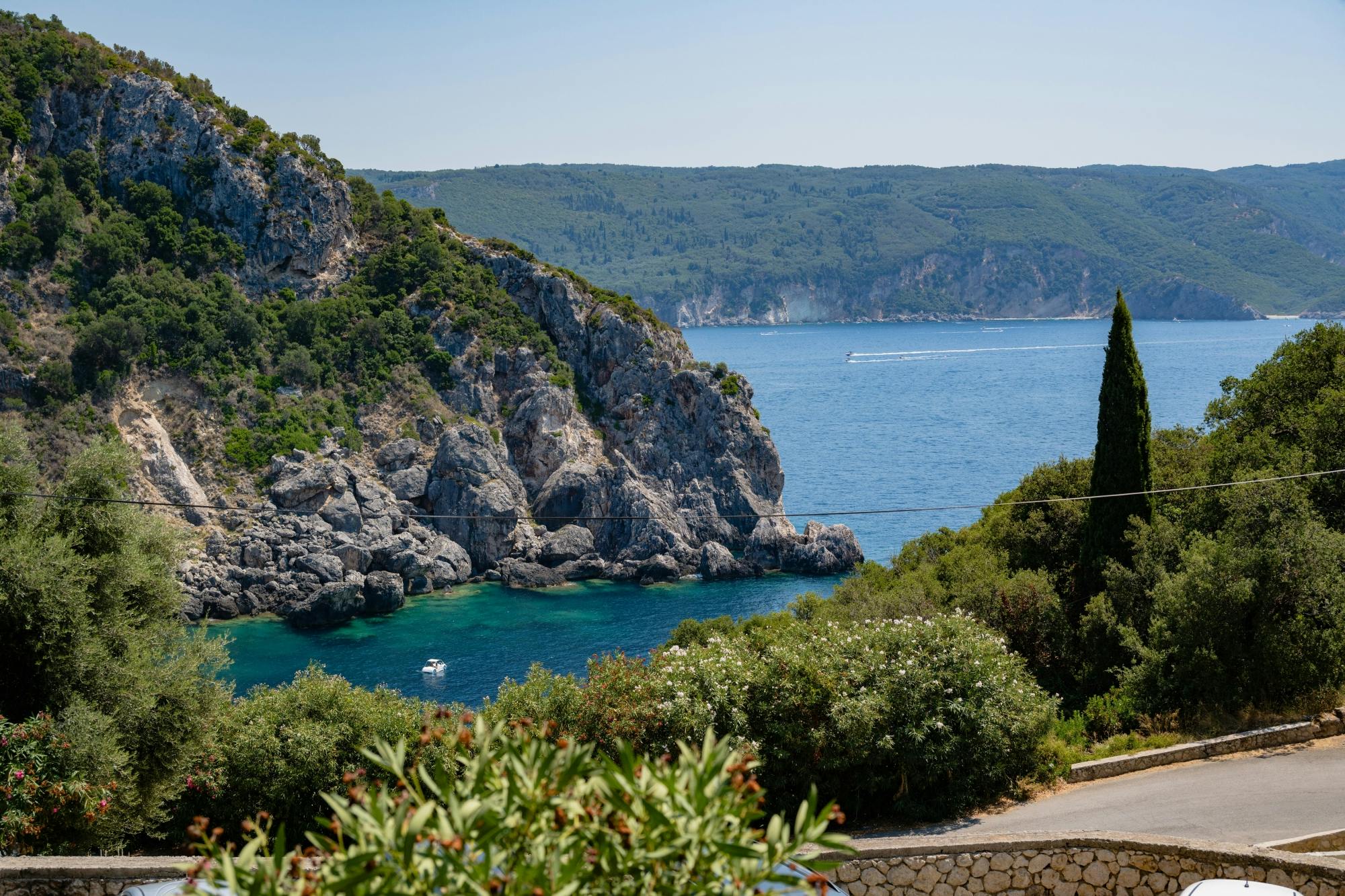 Small group Corfu tour with Achillion Palace and Paleokastritsa