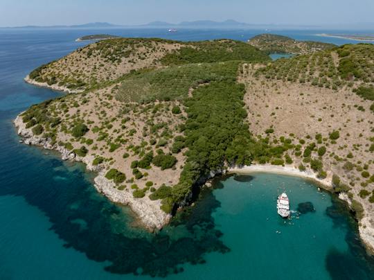 Croisière de Corfou à Sivota avec repas local et Blue Lagoon - transfert en option