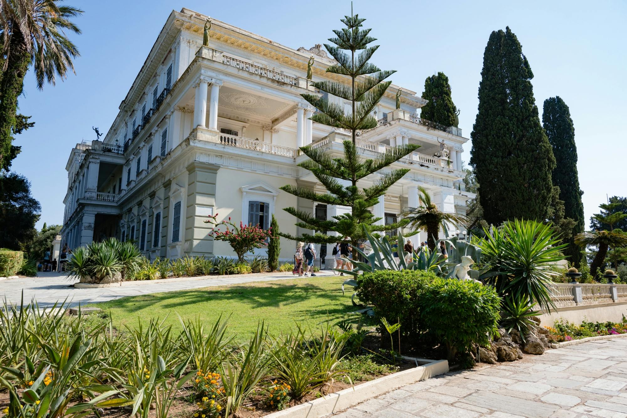 Small group Corfu tour with Achillion Palace and Paleokastritsa