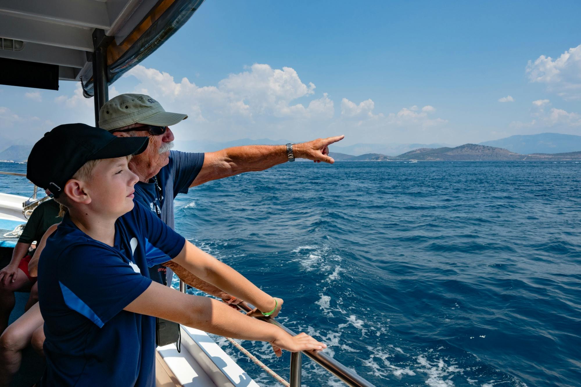 Corfu Blue Caves cruise with swim stops, lunch and optional transfers
