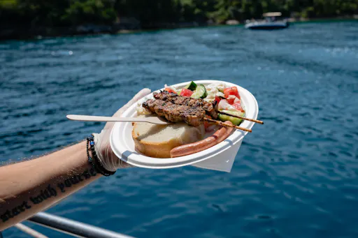 Corfu Blue Caves cruise with swim stops, lunch and optional transfers