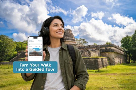 Chichen Itza self-guided tour with audio narration and map
