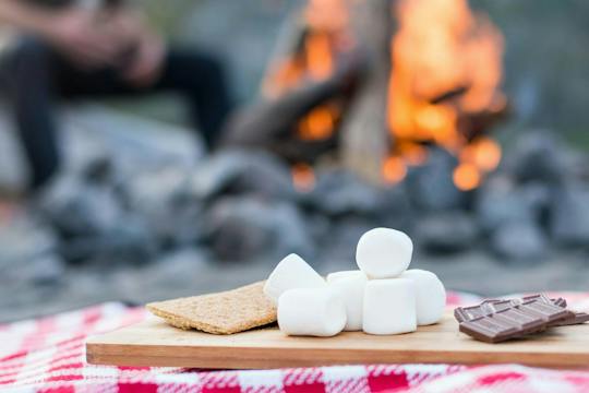 Sunset horseback ride with campfire, champagne and charcuterie