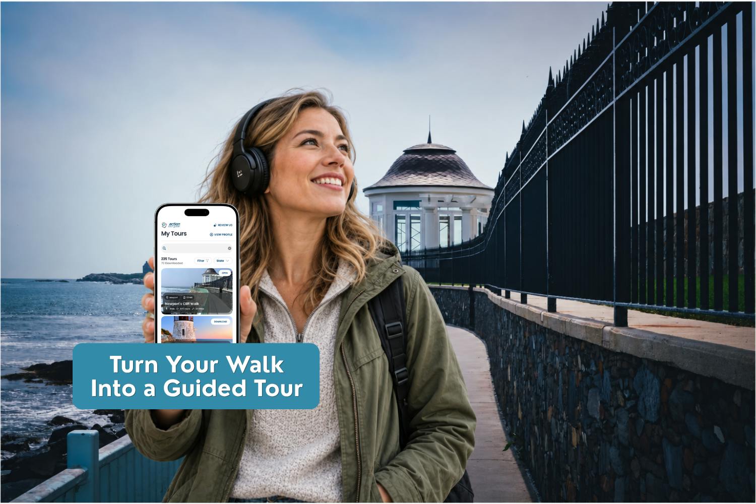 Newport Cliff Walk selbstgeführte Audiotour zu Fuß
