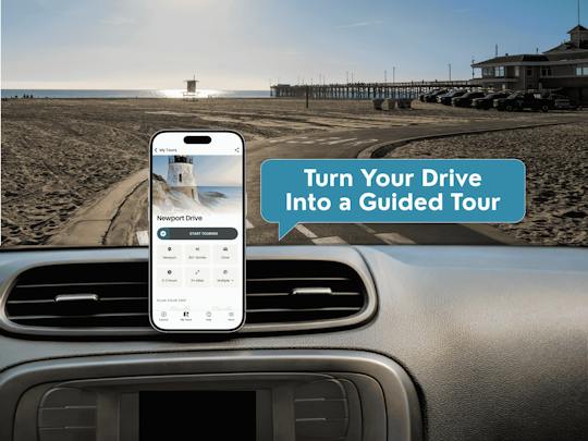 Selbstfahrende Audiotour durch die malerische Landschaft von Newport