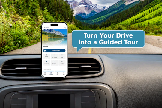 Yoho National Park self-guided driving audio tour