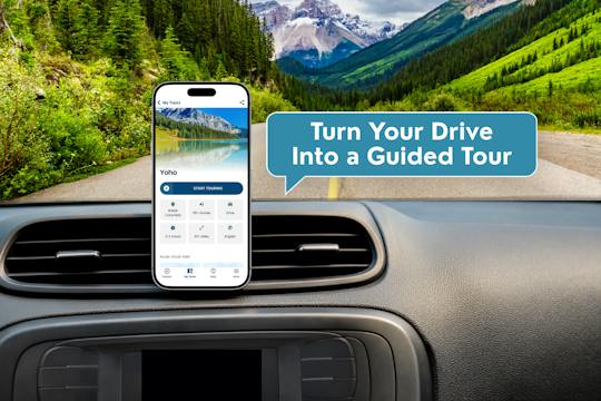 Yoho National Park self-guided driving audio tour