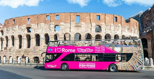 Rome pass with hop-on hop-off bus and fast-track access to top sights
