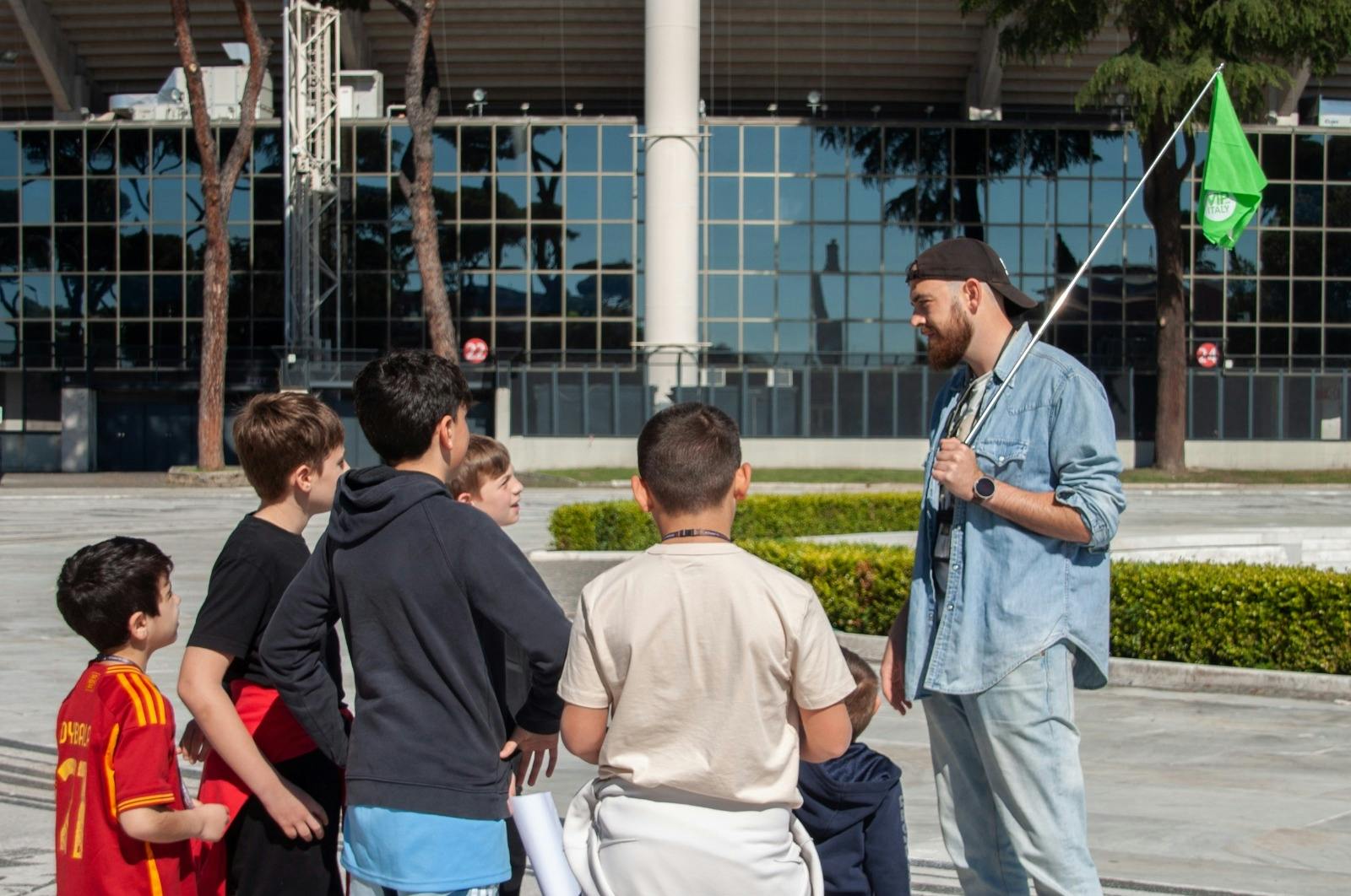 Führung für Kinder durch das Olympiastadion, das Foro Italico und die Sportmuseen