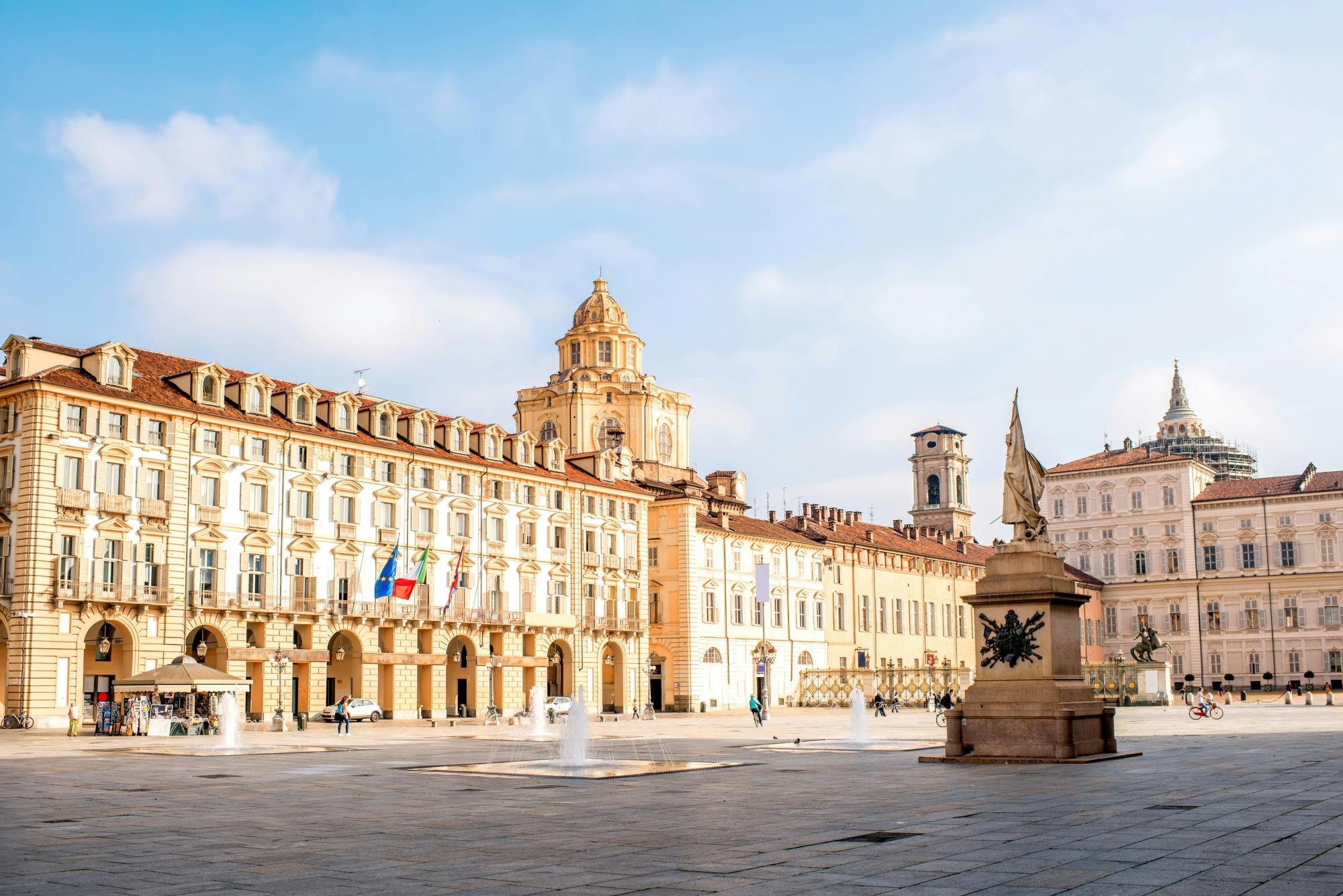 High-speed train tickets from Milan to Turin with guided city tour