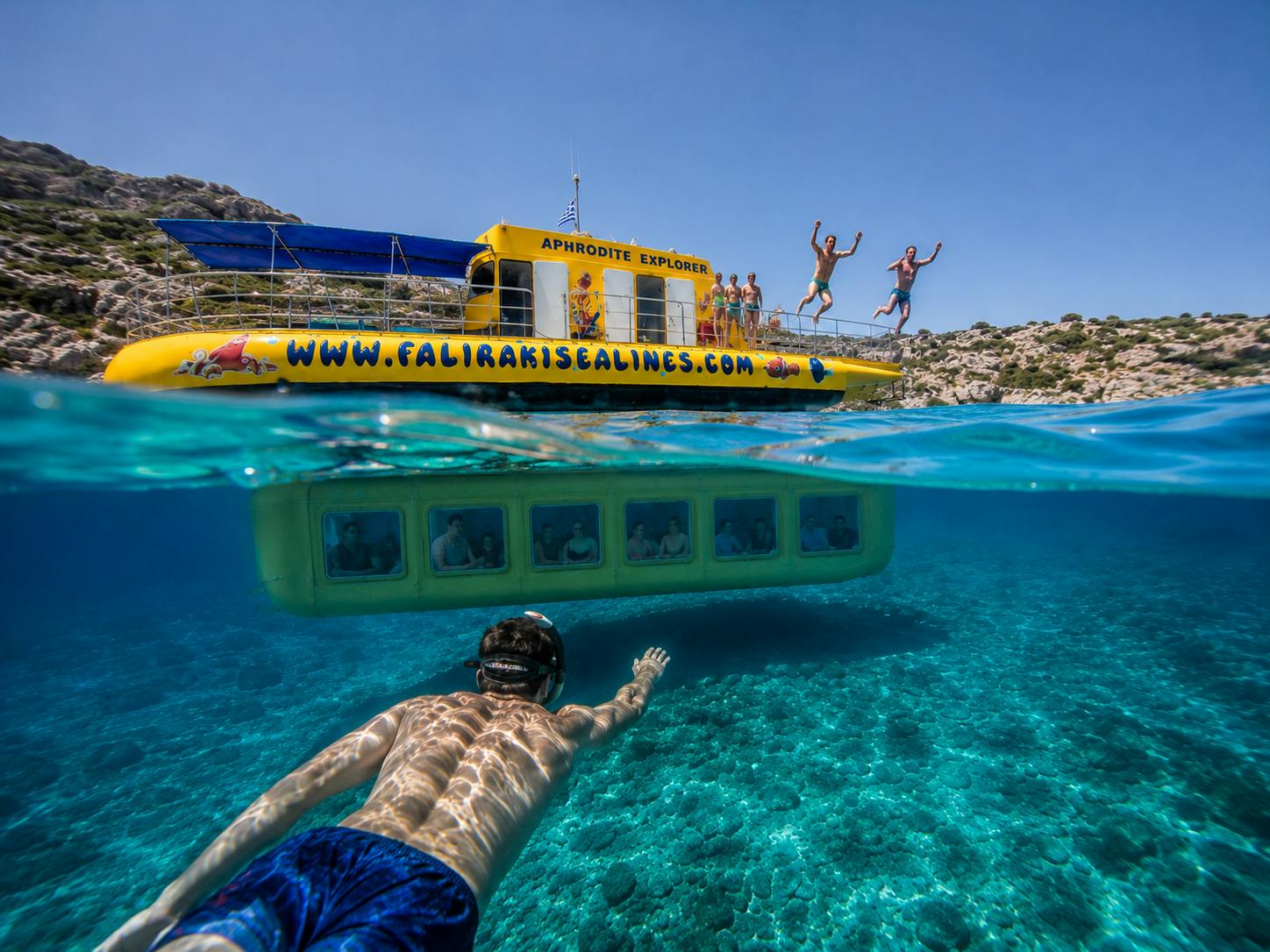 Semi Submarine Swimming Cruise with Anthony Quinn Bay