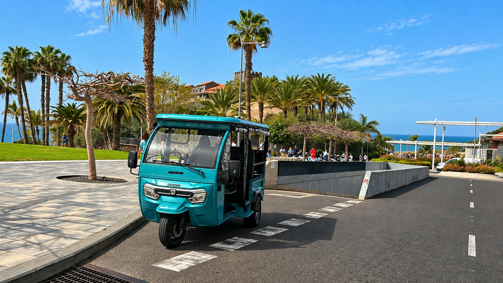 Tuk-Tuk-Tour entlang der Südküste Teneriffas mit Besichtigung von Aussichtspunkten