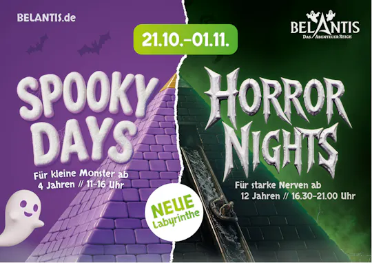 Halloween at BELANTIS Adventure Kingdom, Spooky Days and Horror Nights