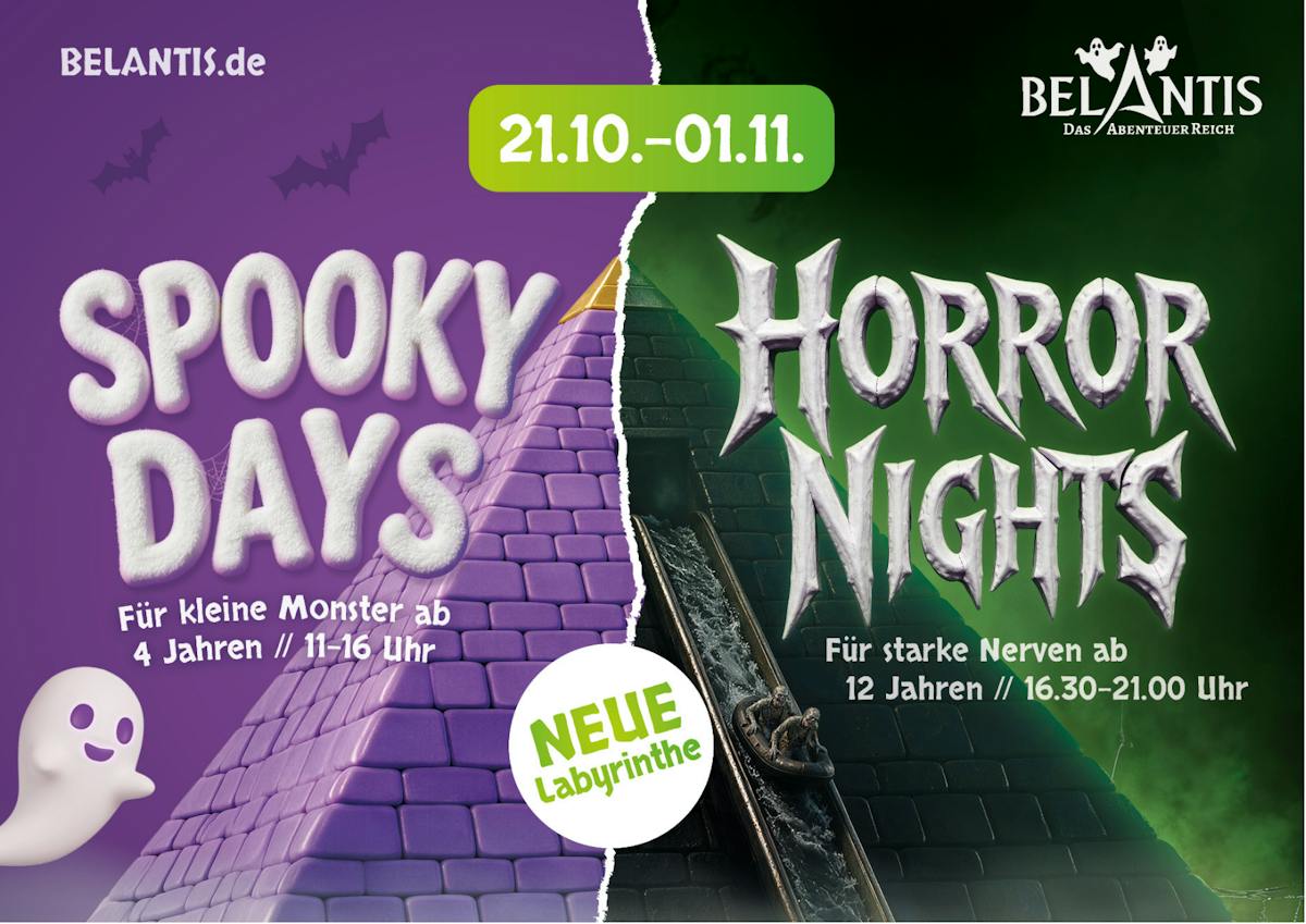 Halloween in BELANTIS Adventure Kingdom, Spooky Days en Horror Nights