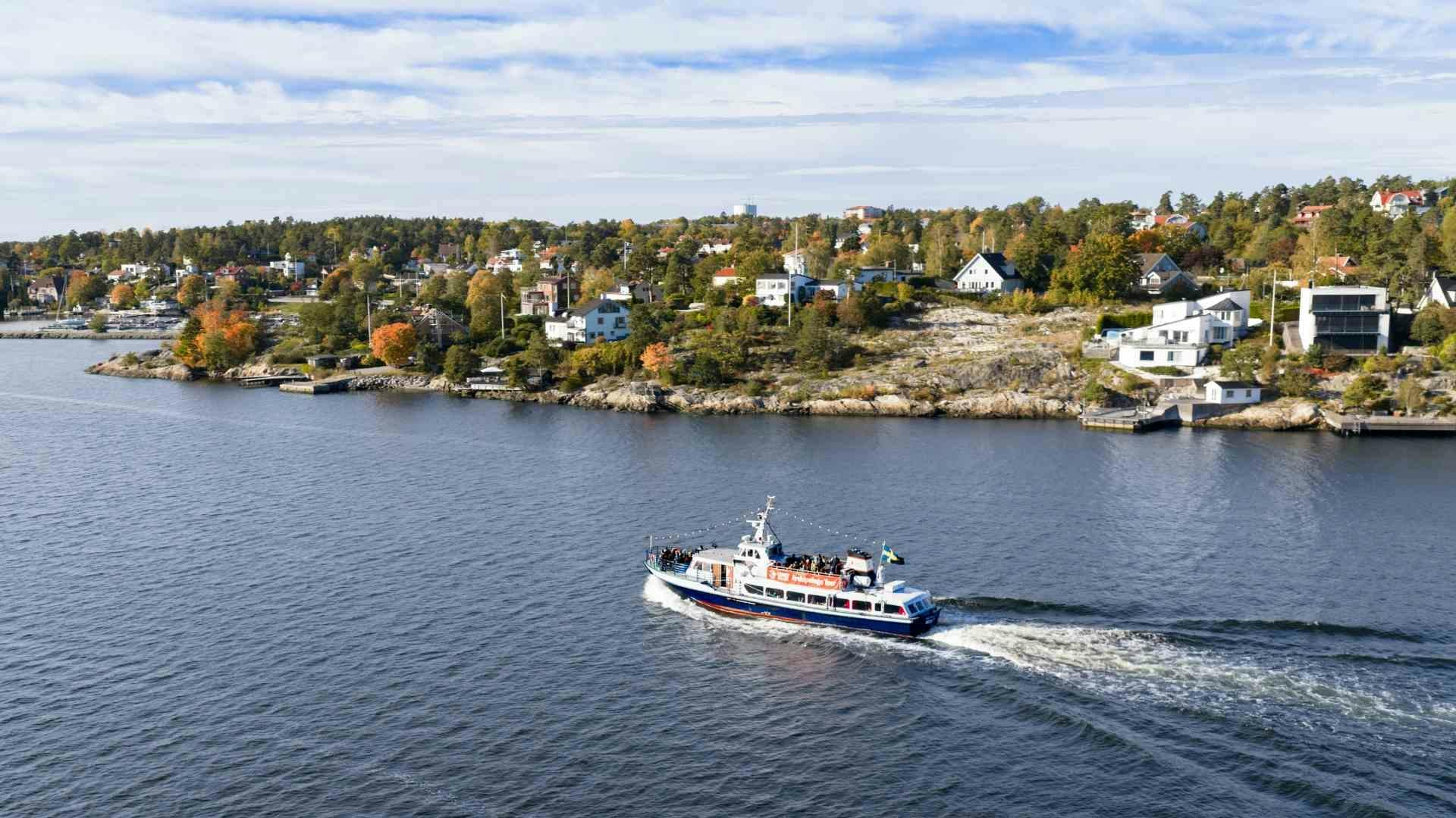 Boottocht met gids door de archipel vanaf Stockholm vanuit het centrum