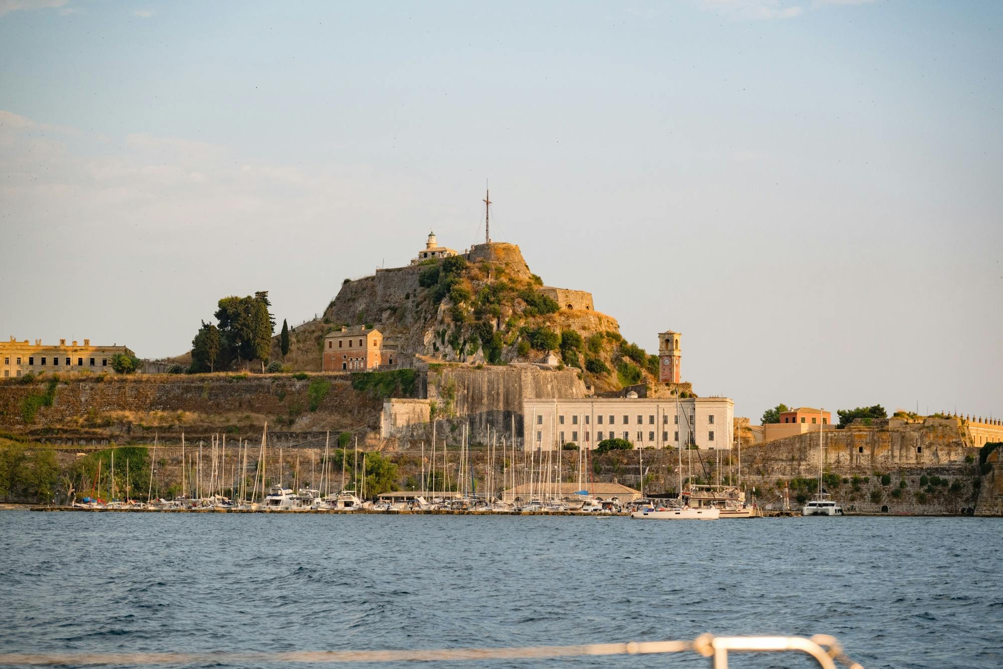 Adults-only Corfu sunset catamaran cruise with drinks, dinner and optional transfers