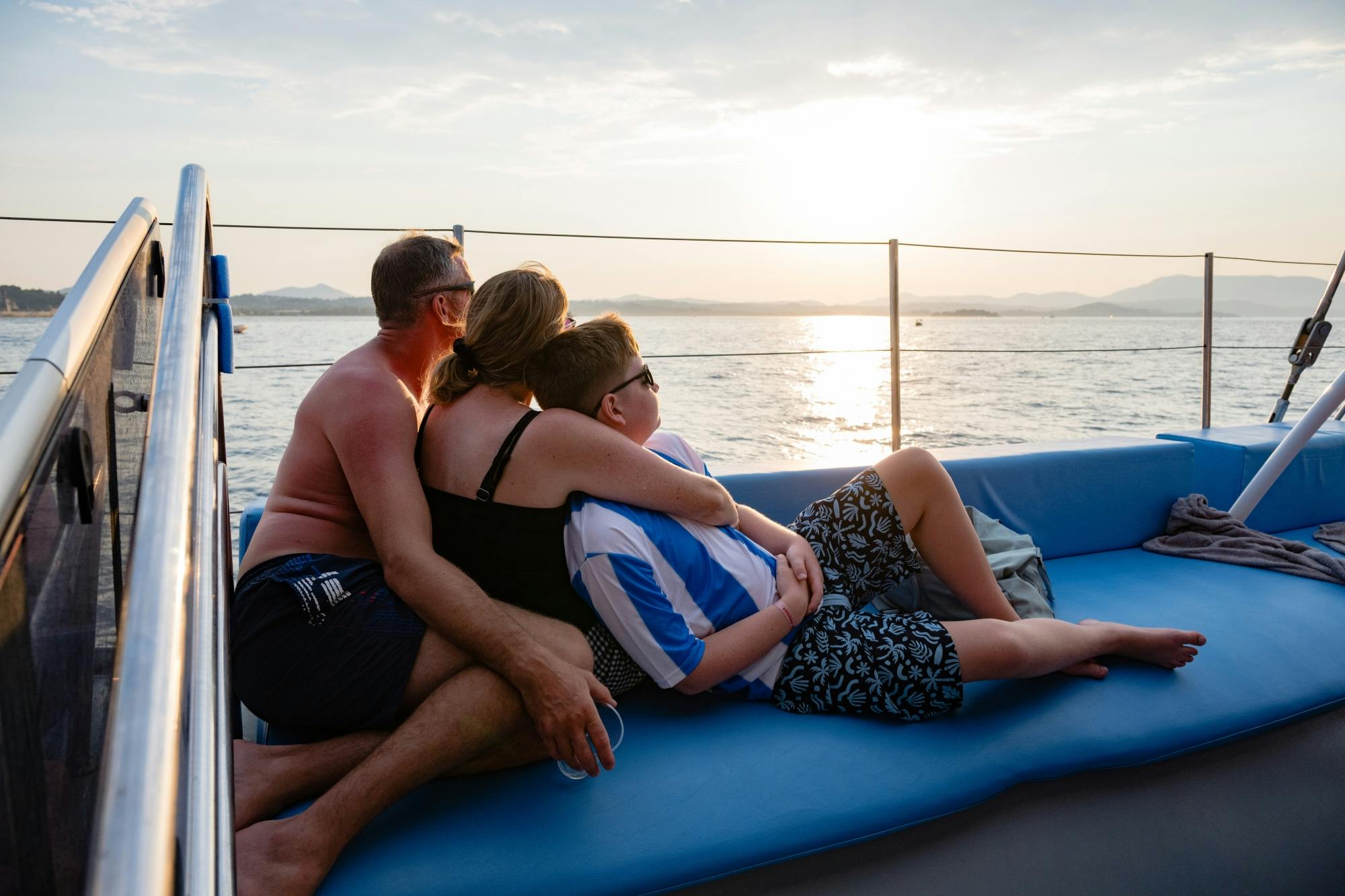 Corfu catamaran cruise with Greek lunch, drinks and optional transfers