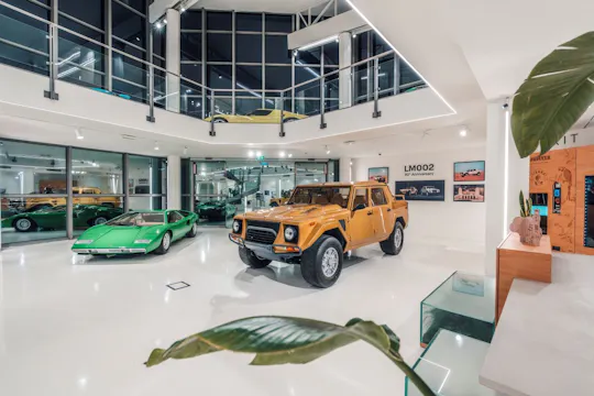 Toegangskaartje voor het Lamborghini-museum en een rondleiding door de fabriek