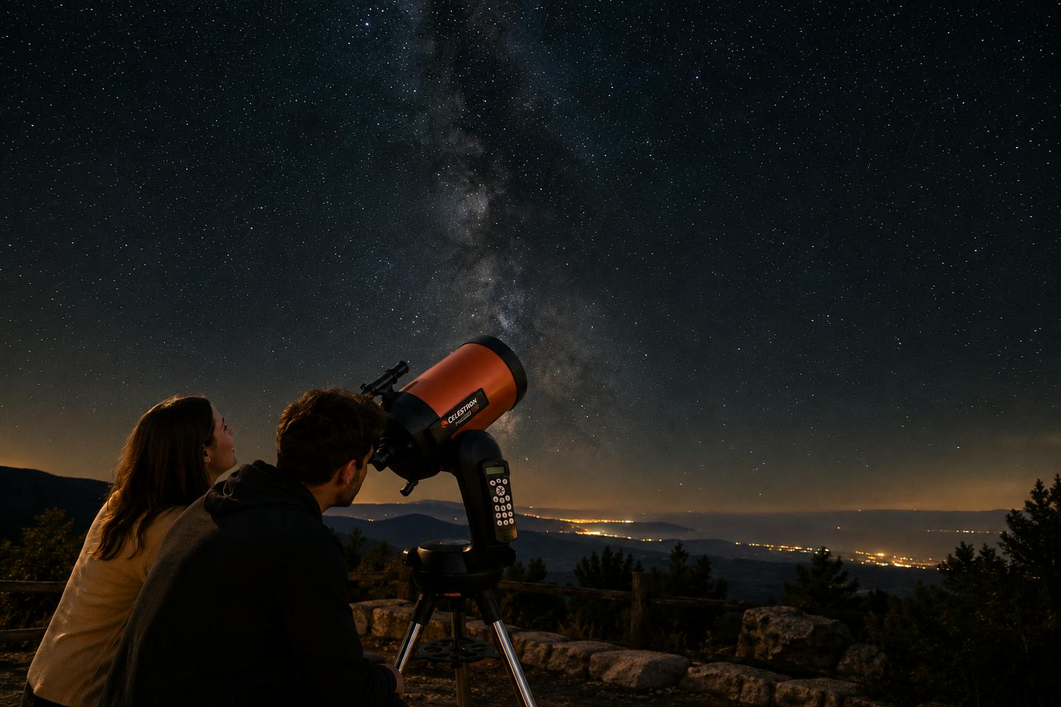 Paphos stargazing tour with telescope observation and drinks