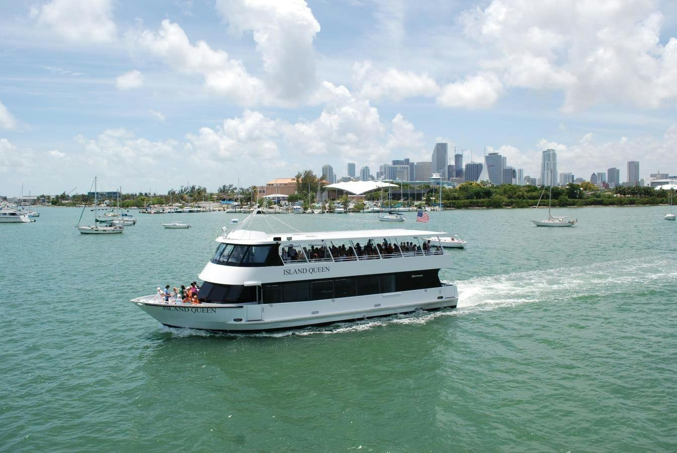 Biscayne Bay boat and self-balancing scooter tour