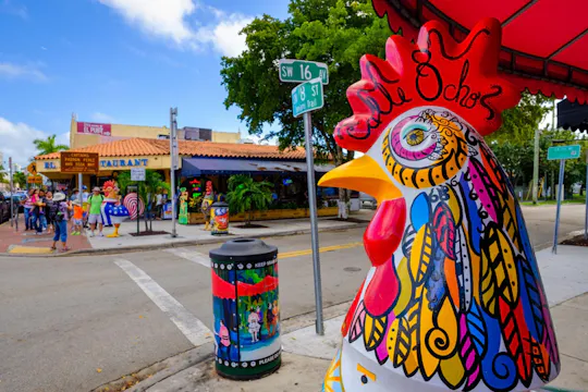 Combinatie van bus- en boottocht door Miami met gratis fietsverhuur in South Beach