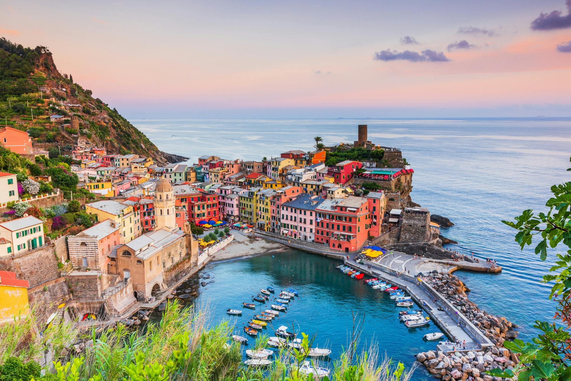 Excursion en bateau d'une demi-journée aux Cinque Terre au départ de La Spezia