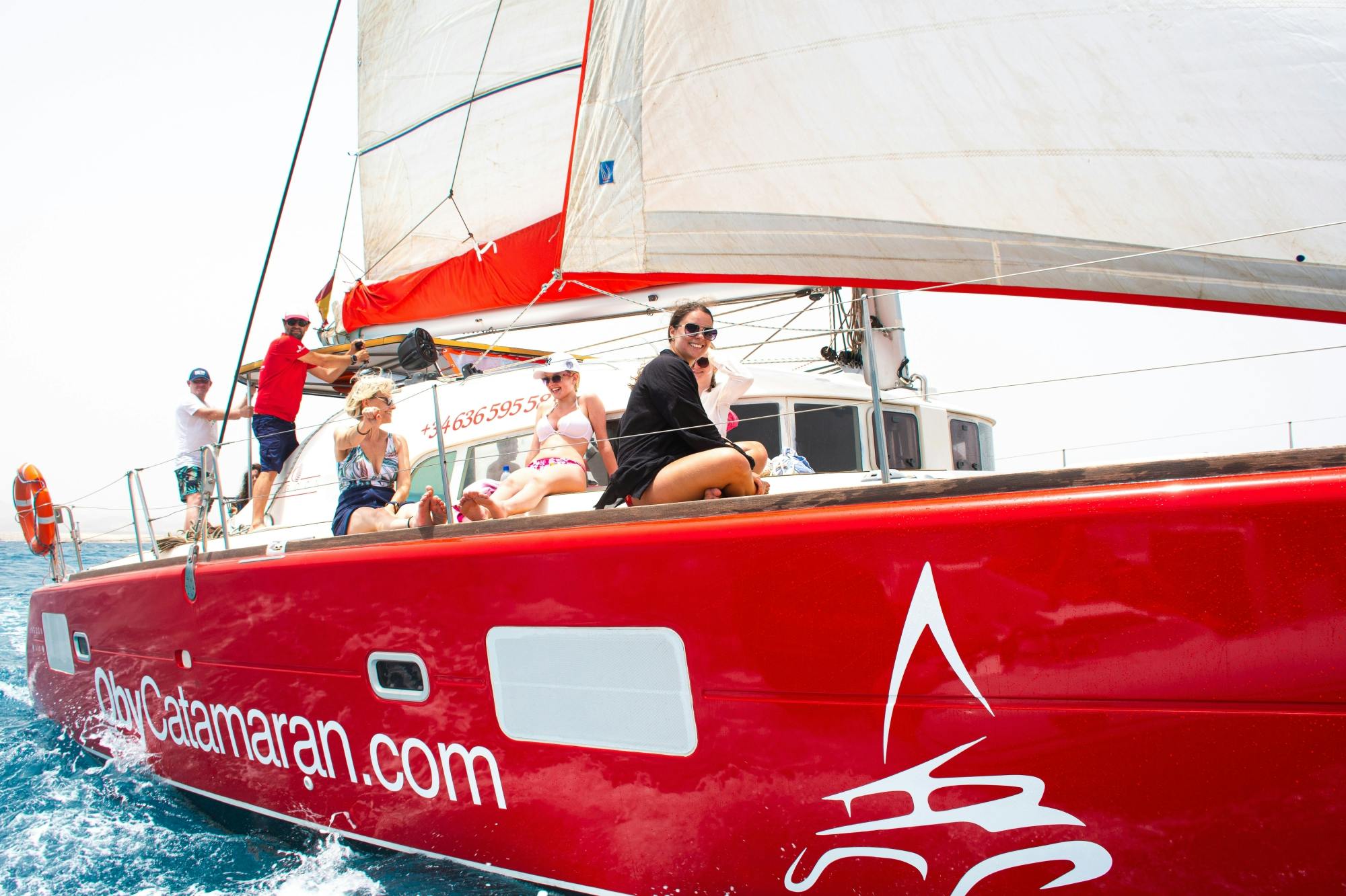 Fuerteventura Oby Catamaran Cruise to Lobos with snorkelling