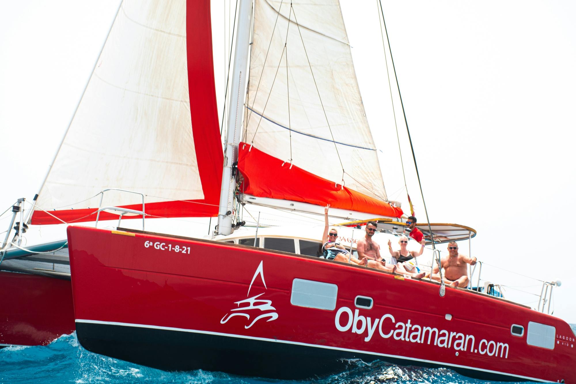 Fuerteventura Oby Catamaran Cruise to Lobos with snorkelling