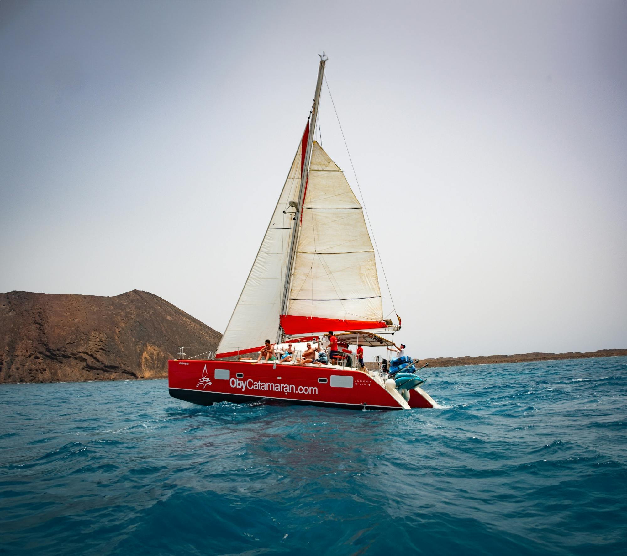 Fuerteventura Oby Catamaran Cruise to Lobos with snorkelling