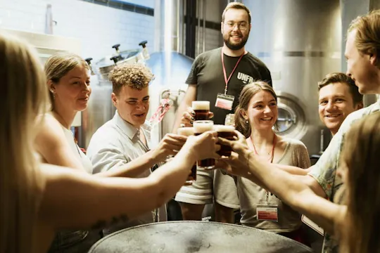 Düsseldorf's breweries tour in German with three Altbiers