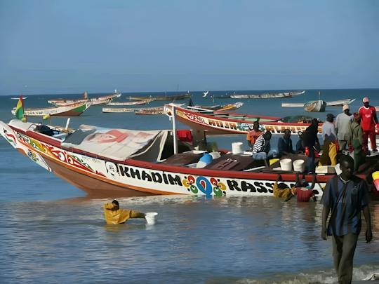 Experiência de pesca tradicional em canoa a partir de Saly