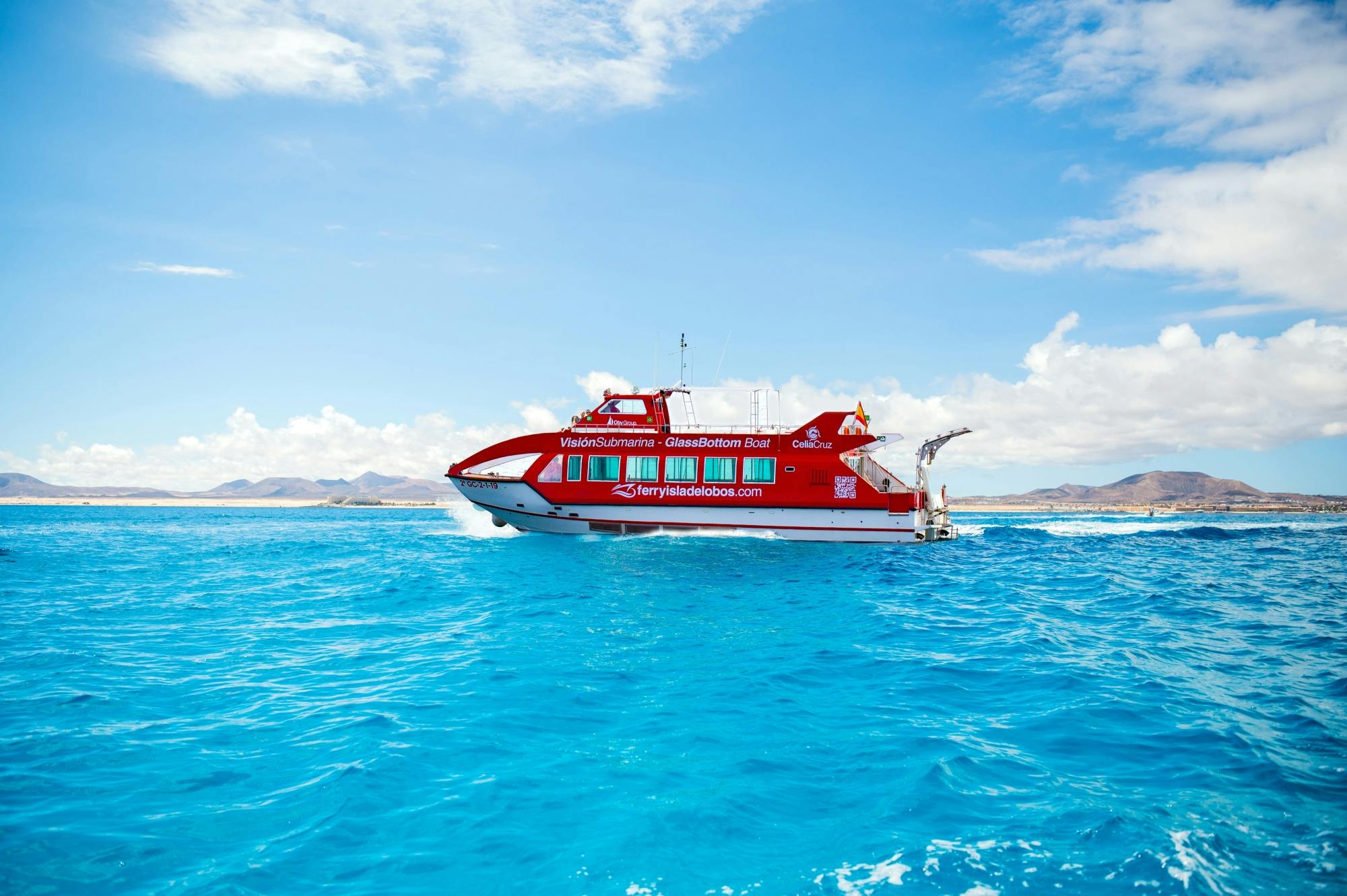 Lobos Island return tickets with Celia Cruz and Isla de Lobos ferries