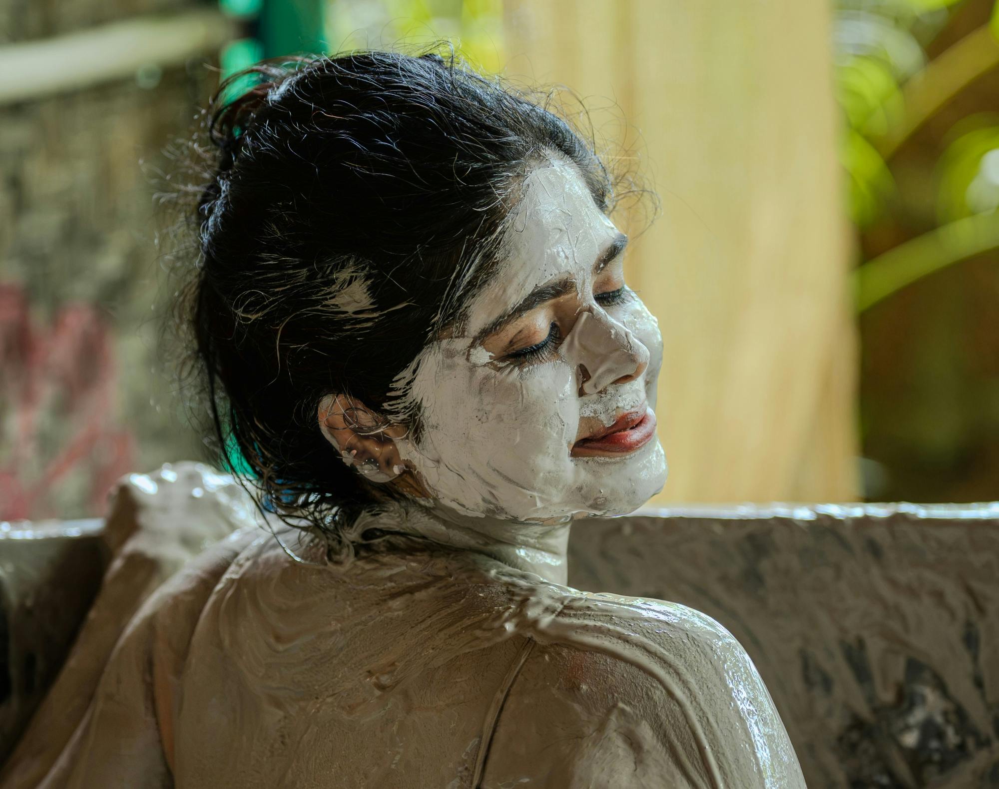Goan mud bath wellness experience