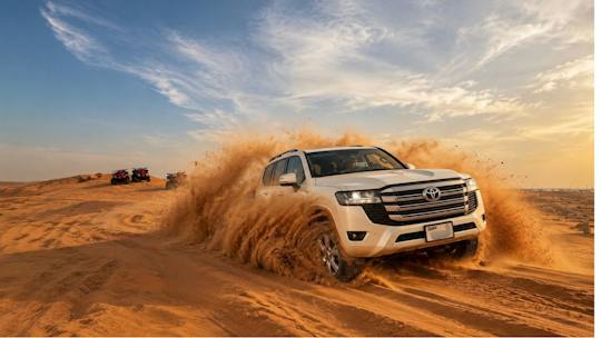 Safari por el desierto con sandboard y cena desde Dubai